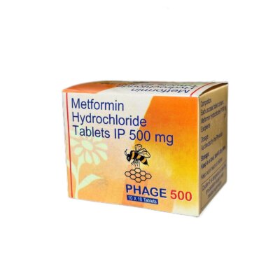 Metformin Hydrochloride 500mg 10Tabs