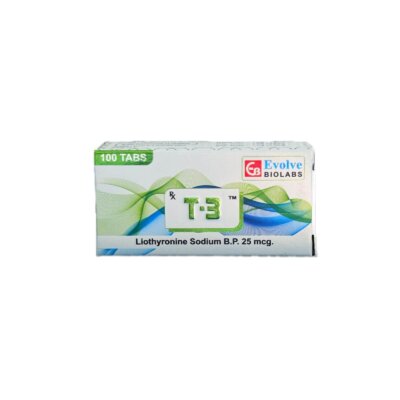 T3 25Mcg 100Tabs [Liothyronine Sodium]