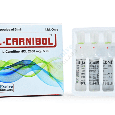 L-Carnitine HCL 2000mg/ 5ml [5 Ampoules of 5ml]