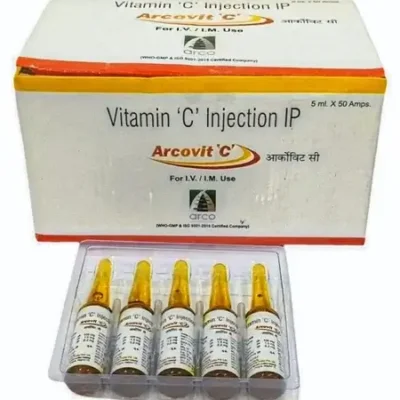 Vitamin C 500mg Injection (5 x 5ml ampoules)