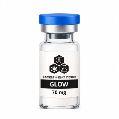 GLOW 70mg  (1 Vial)  BPC-157 10 mg / GHK-CU 50 mg / TB-500 10 mg