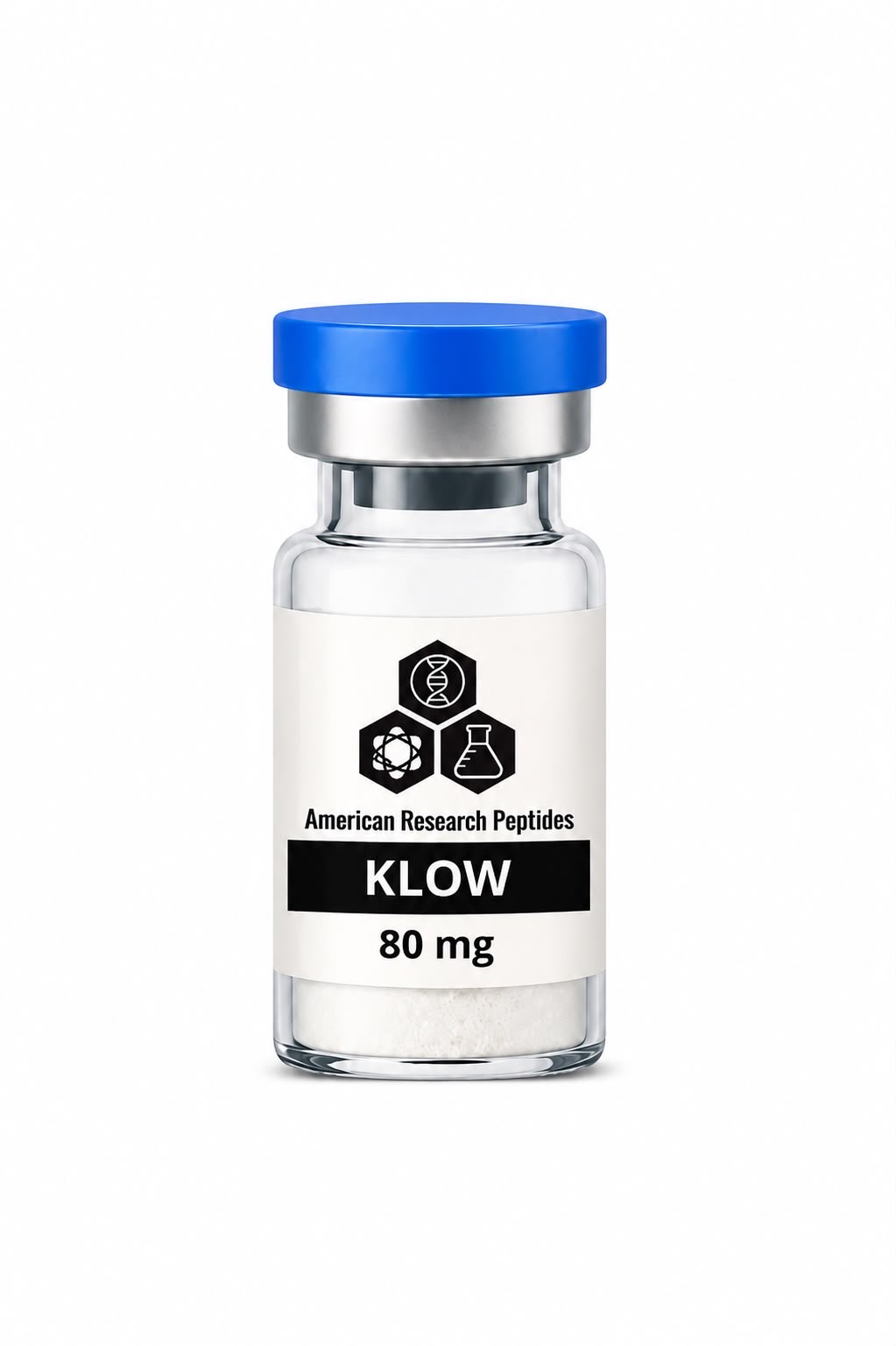 KLOW 80 mg (1 Vial) BPC157 10mg / GHK-CU 50mg / TB500 10mg / KPV 10mg